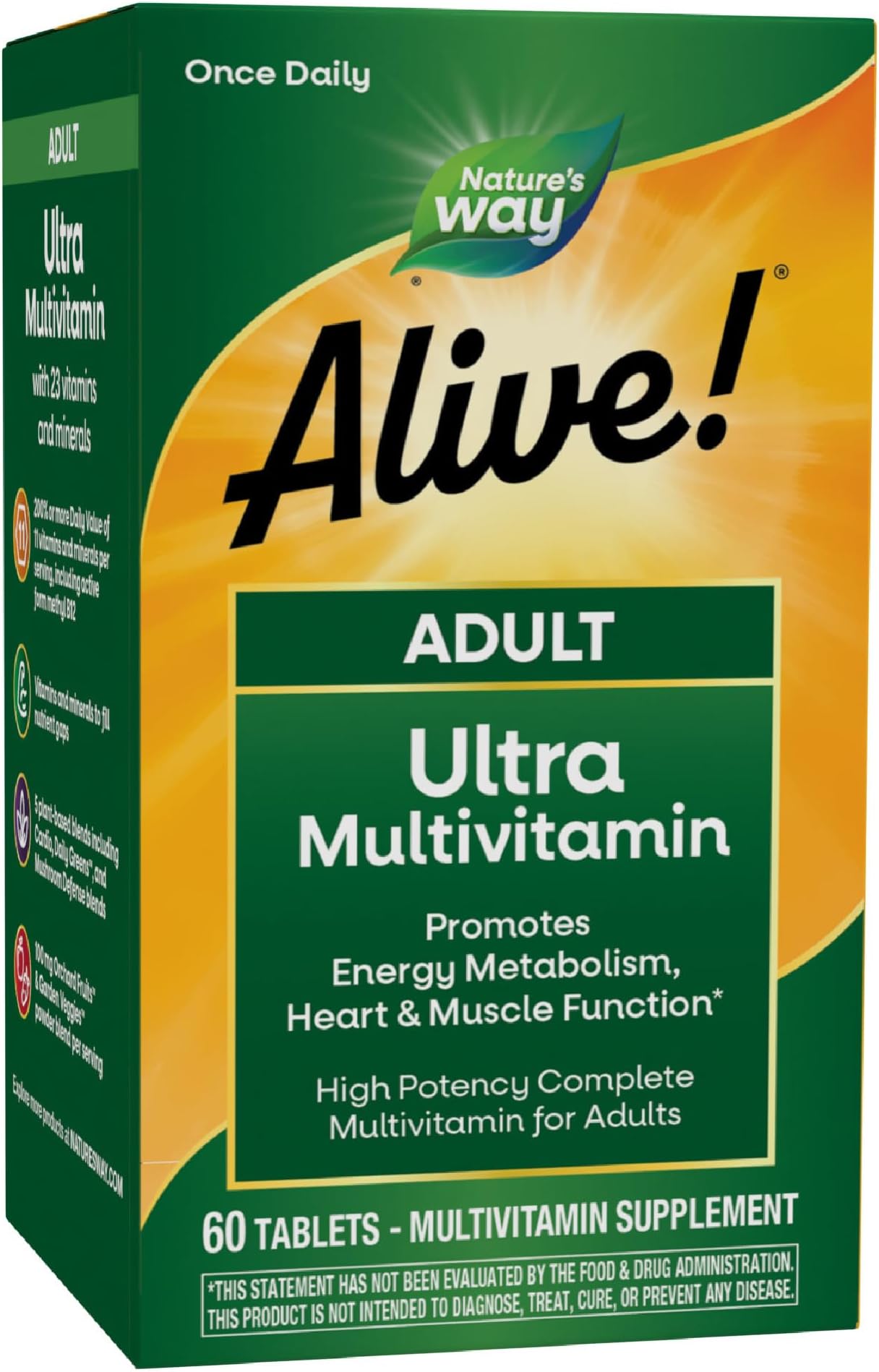 Alive! Adult Ultra Potency Complete Multivitamin