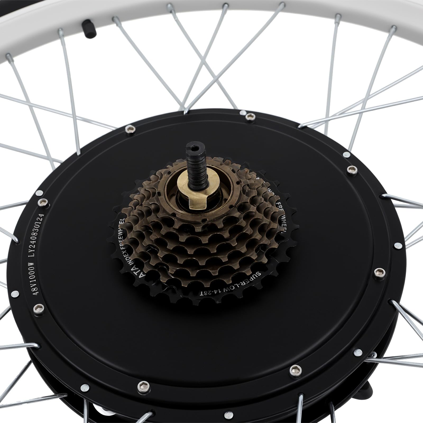 Kit de conversión para bicicletas eléctricas con pantalla LCD, bicicleta eléctrica de 26 pulgadas 48 V 1000 W Kit de conversión para bicicletas eléctricas, motor central para bicicletas eléctricas