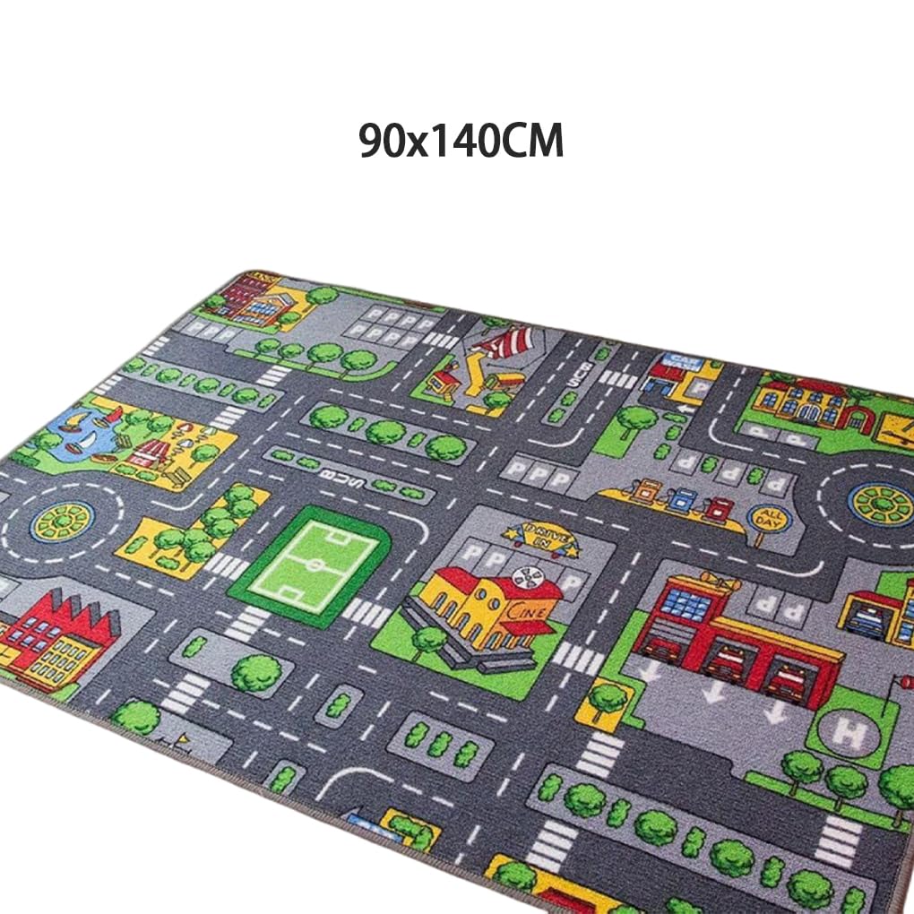 Tapis de Voiture éducatif pour Enfants, Tapis de, 90x140cm