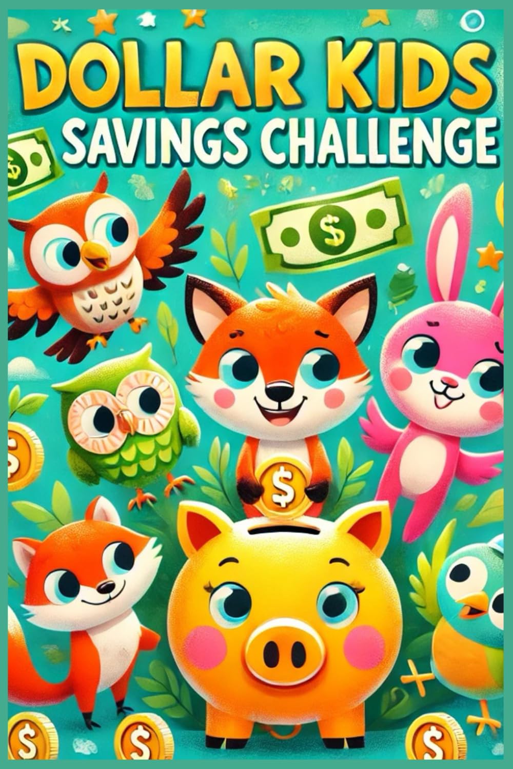 DOLLAR Kids Savings Challenge,Money saving coloring book challenge 2025,Shredded papers to keep in a folder): | Saving Trackers | Printable Savings ... Book Challenge for Kids – Track, Save
