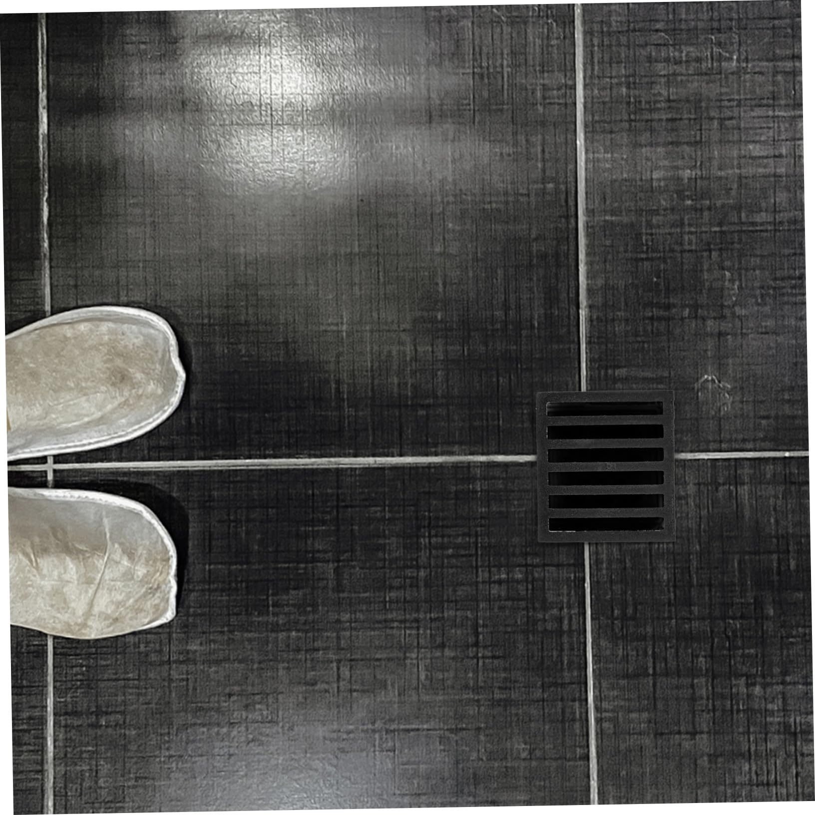 Homoyoyo Tapa De Desagüe De Piso Cuadrada Filtro Tapa De Desagüe De Hierro Fundido para Baño Cubierta De Suelo Atrapapelos para Ducha