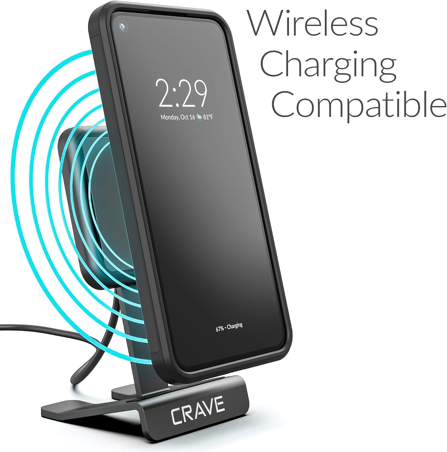Crave Strong Guard for Google Pixel 5 Case, Shockproof Protection Case for Google Pixel 5 - Black