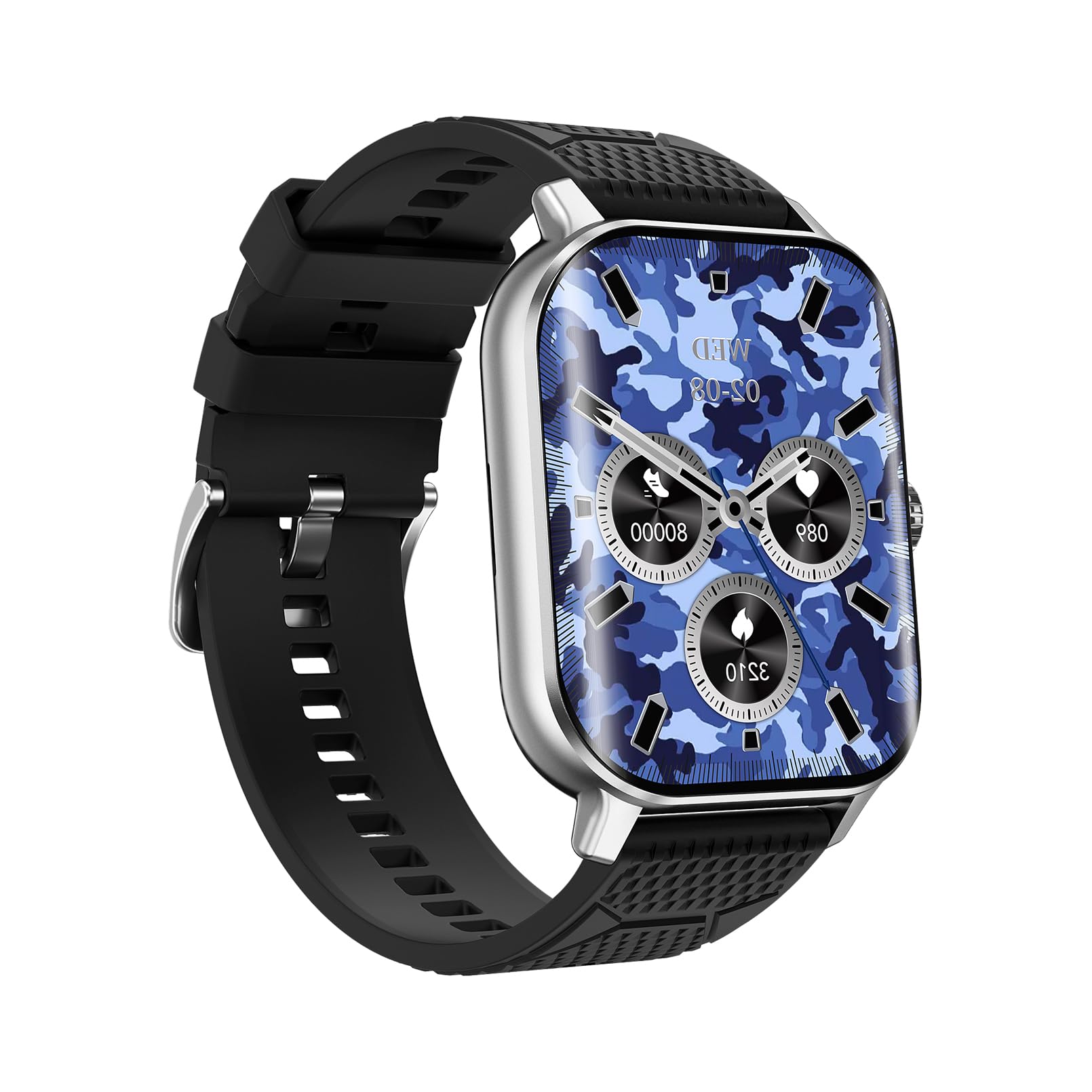 AZMANI Blood Sugar Smart Watch Blood Glucose, Smart Watch Blood Sugar, Fitness Tracker with Blood Pressure Blood Oxygen Body Temperature Heart Rate Mornitor,L