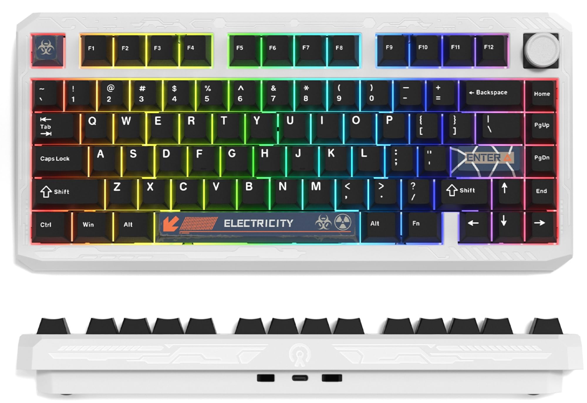 Womier ERA75 メカニカルキーボード Amazon.com: Womier ERA75 75% Wireless Mechanical Keyboard with VIA