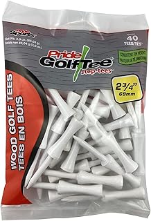 Pride Step Tee 2-3/4 Inch 40 Count White