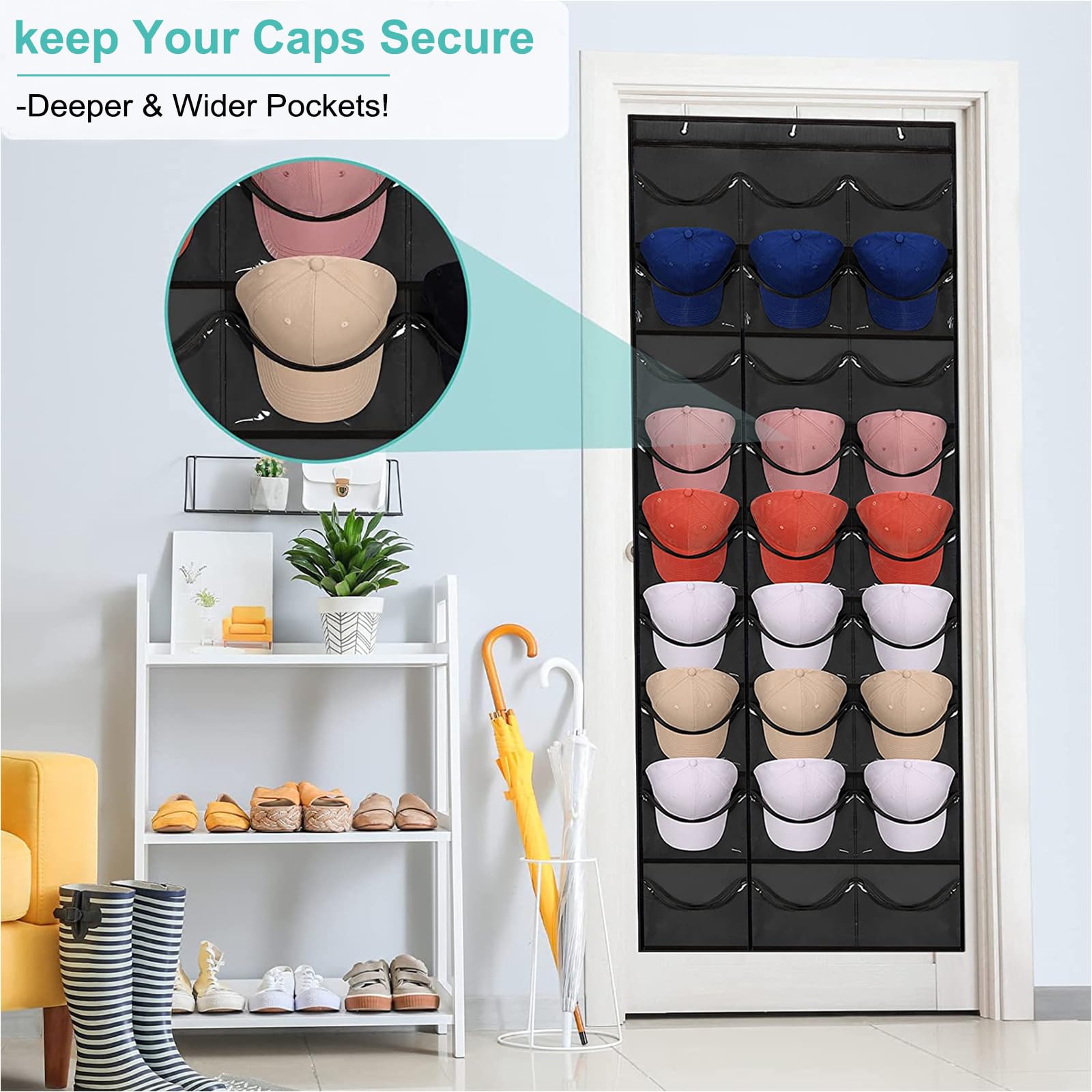 Porte Casquette Porte-chapeaux De Baseball à Suspendre Sur