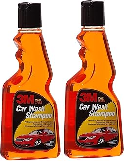 3M Car wash Shampoo, High Foam, Remove tough dirt, Safe on paint (250ml Each, Pack of 2)