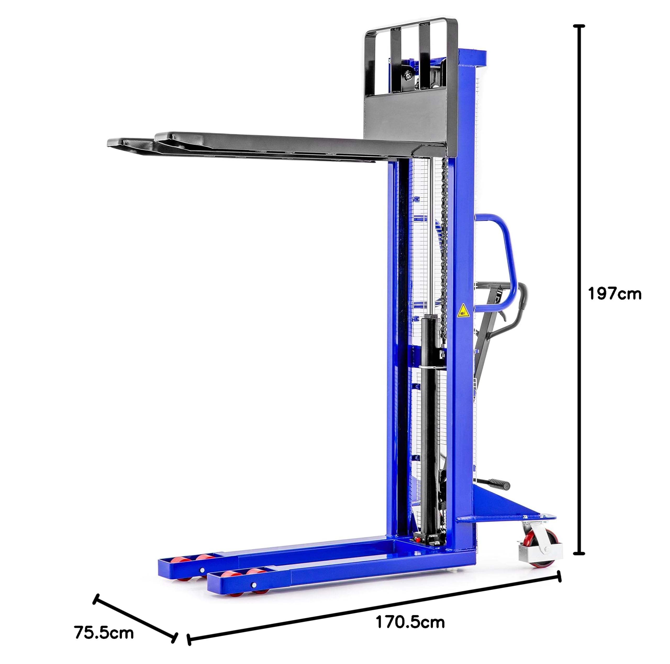 Pallit Carrello elevatore LIFT-M | altezza di sollevamento 1600 mm | portata 1000 kg | ruote in PU | sollevatore
