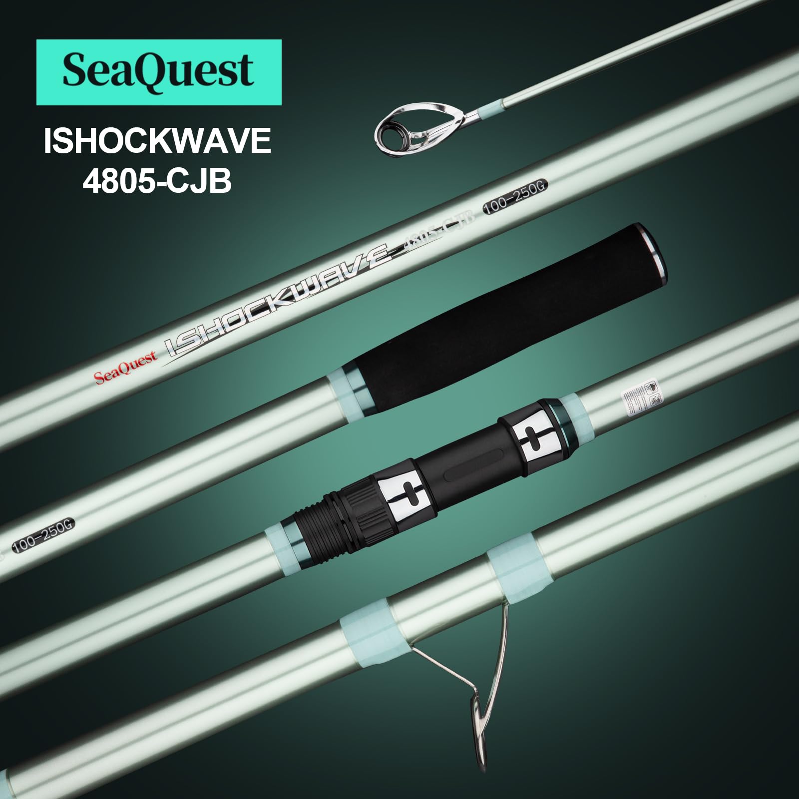 SeaQuest ISHOCKWAVE wędka surfingowa wędka karpiowa ISHOCKWAVE 4805-CJB