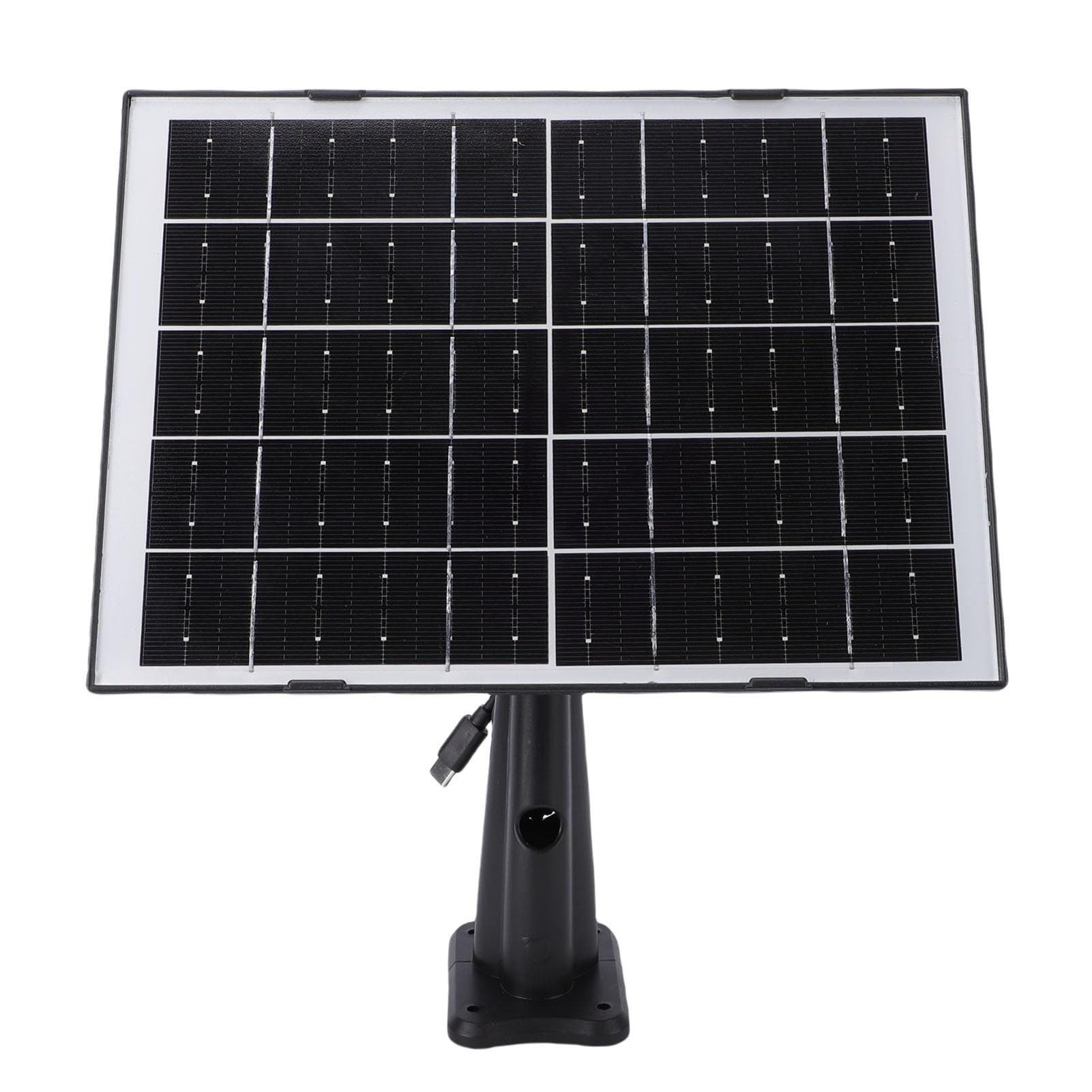 VBESTLIFE Telecamera di Sicurezza Solare a Tripla Lente, Telecamera Esterna WiFi 360° da 2,4 GHz con Rilevamento del Movimento AI e 8000 MAh, Resistente Alle Intemperie IP66 per la