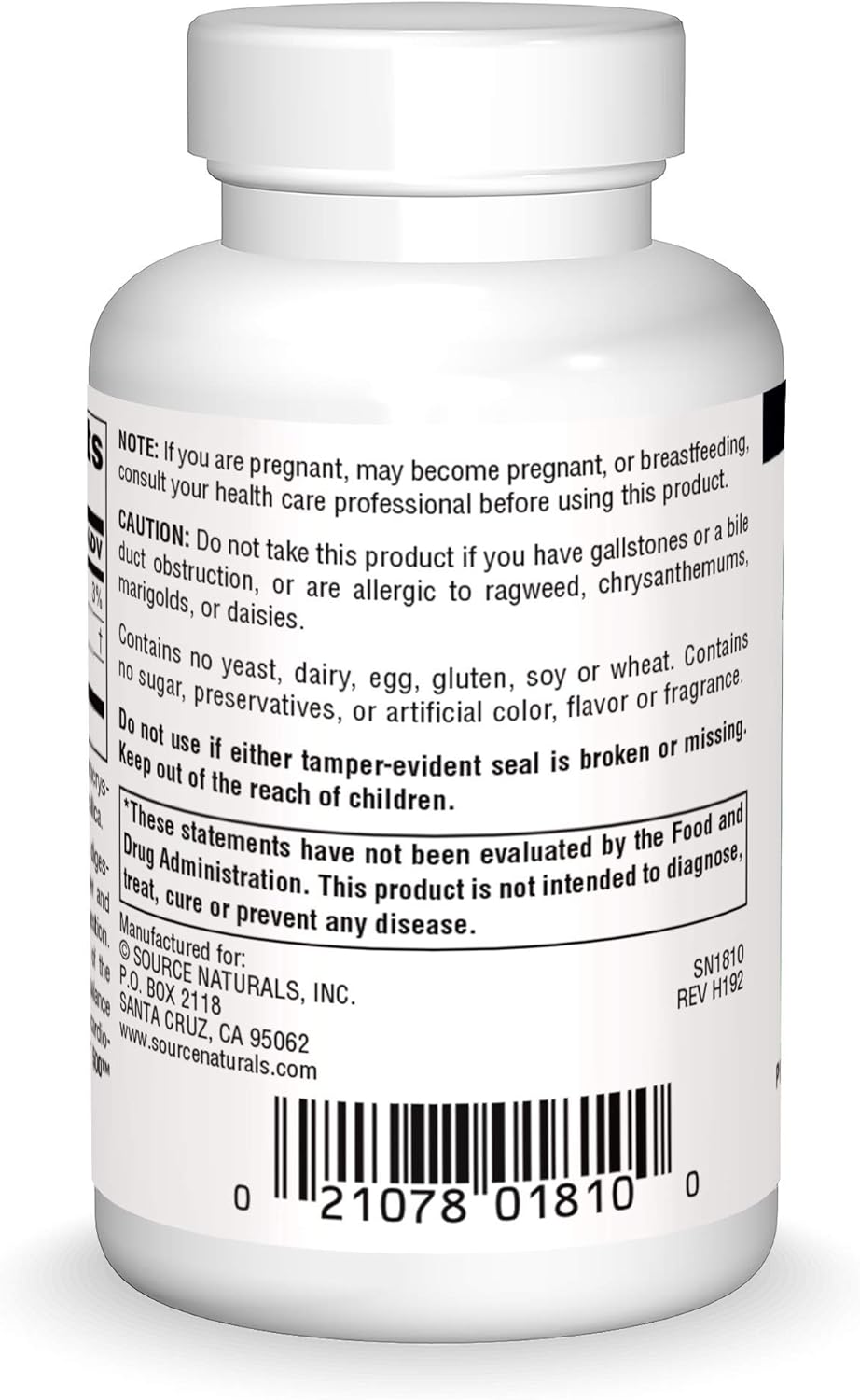 Source Naturals Artichoke Extract 500 Tablet, 45 Count : Health & Household