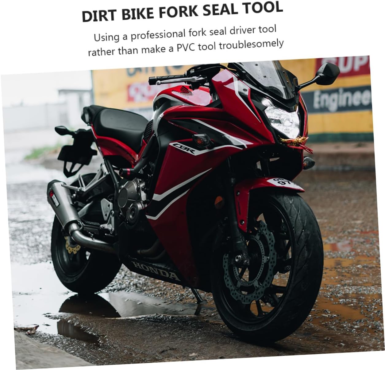 1set Adjustable Fork Seal Driver Tool Professional Installation Tool for Motorcycles Construction Easy Fork Replacement