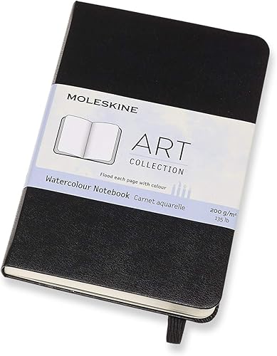 Miniatura 2 de Moleskine Art Collection ARTMM805 Watercolor Notebook Hard Cover Pocket Size Black
