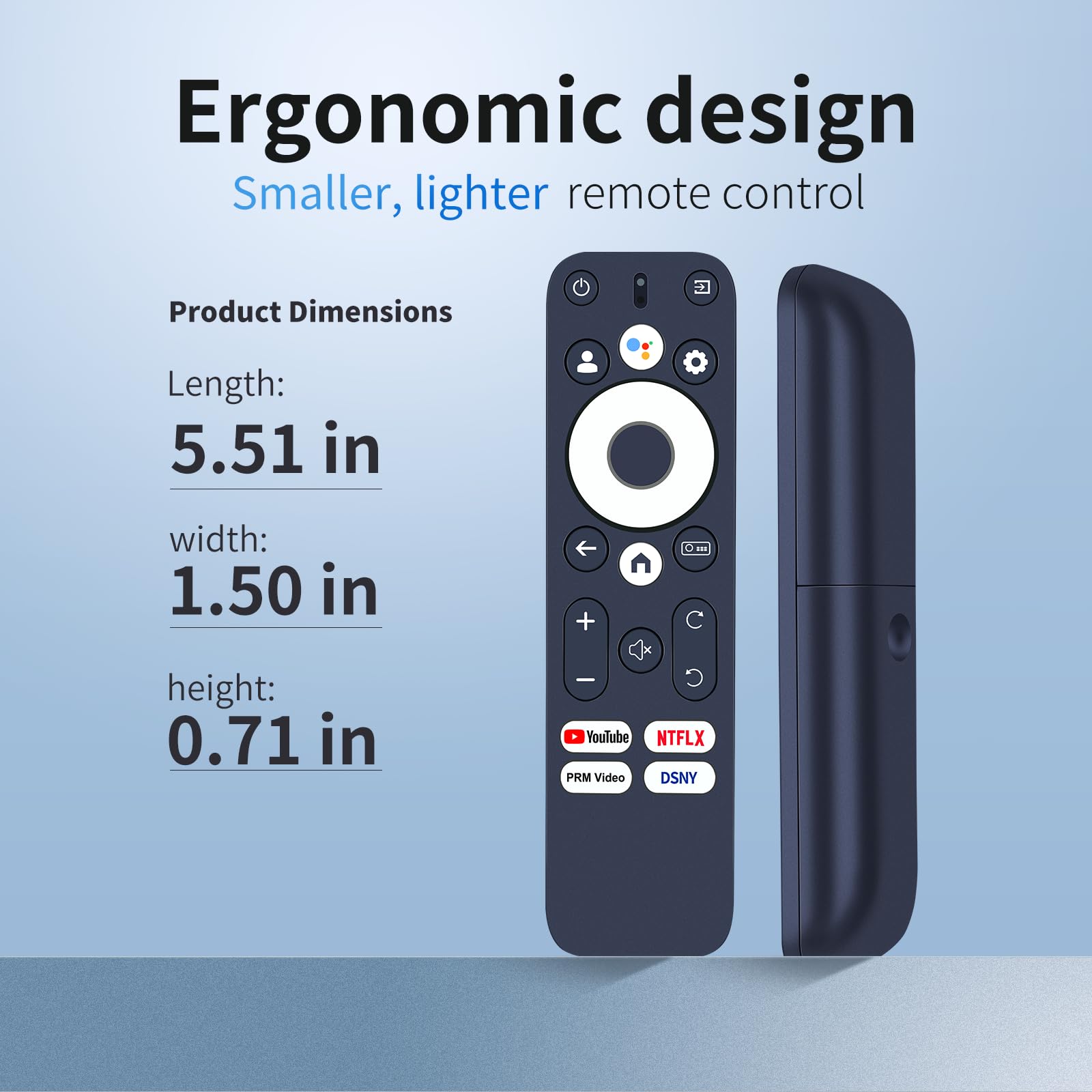 ZWP Telecomando vocale di ricambio compatibile per proiettore Wanbo X5 Pro, Davinci 1 Pro, Vali 1 Smart Projector