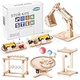 STEM Science Kits for Kids Ages 8-12 8-10, Wood Building Crafts Kits for Boys 6-8, STEM Toys for Ages 8-13 6 7 8 9 10 11 Year Old Gifts, Kids Science Engineering Experiment Projects, 3D wooden Puzzles