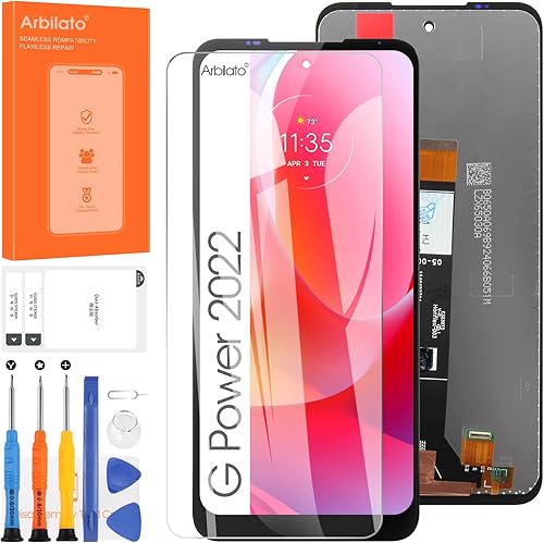 Pantalla para Motorola Moto G Power 2022 Reemplazo de pantalla para Moto XT2165 Pantalla LCD XT2165-5, XT2165DL, XT2165-3 Pantalla táctil