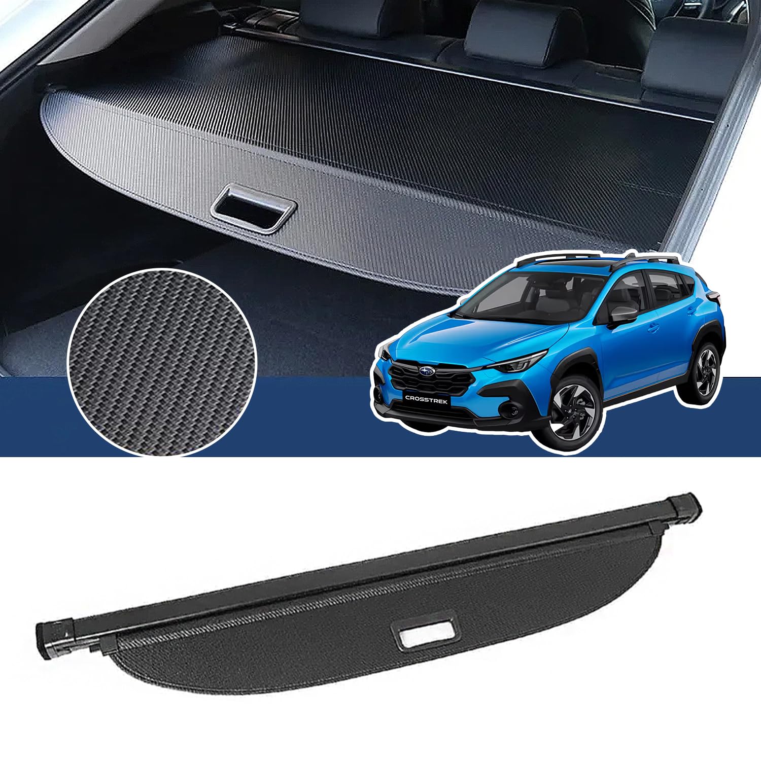 Amazon | OKAYOHINN 新型 スバル クロストレック GU系 トノカバー 