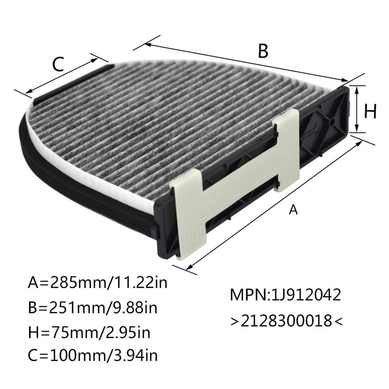 Filtro Habitáculo Para Benz Para GLK Clase (X204) 2008-2015 Para GLK200/220/250/280/320/350 Para CDI M272 M274 M276 Filtro De Aire A/C Para Coche