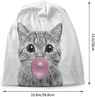 Vista 2 de Gorro holgado y holgado para quimioterapia, gorro de cáncer, gorro de punto, bufanda, gorro de noche para mujeres y hombres