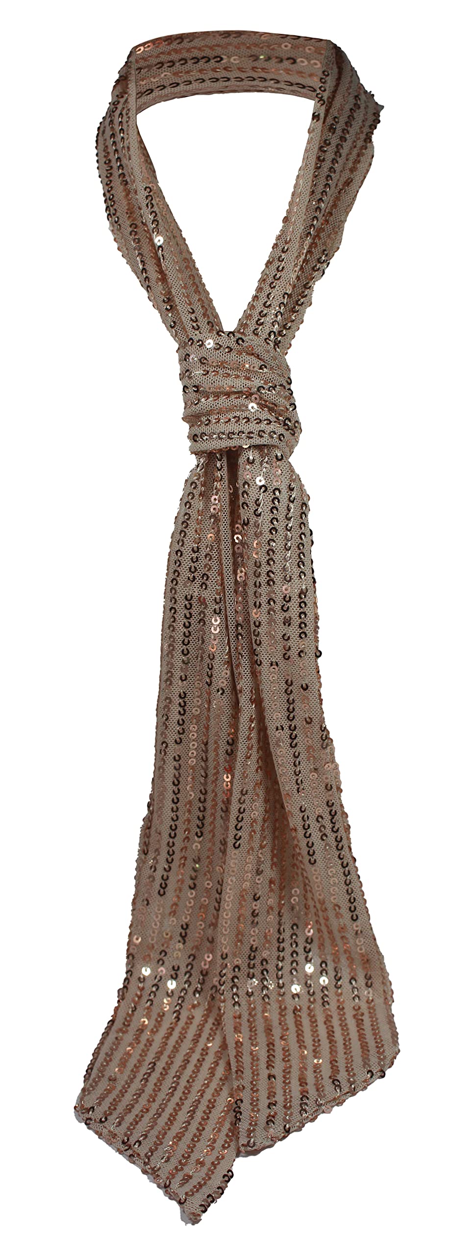 Small scarf with fashionable sequins for decoration