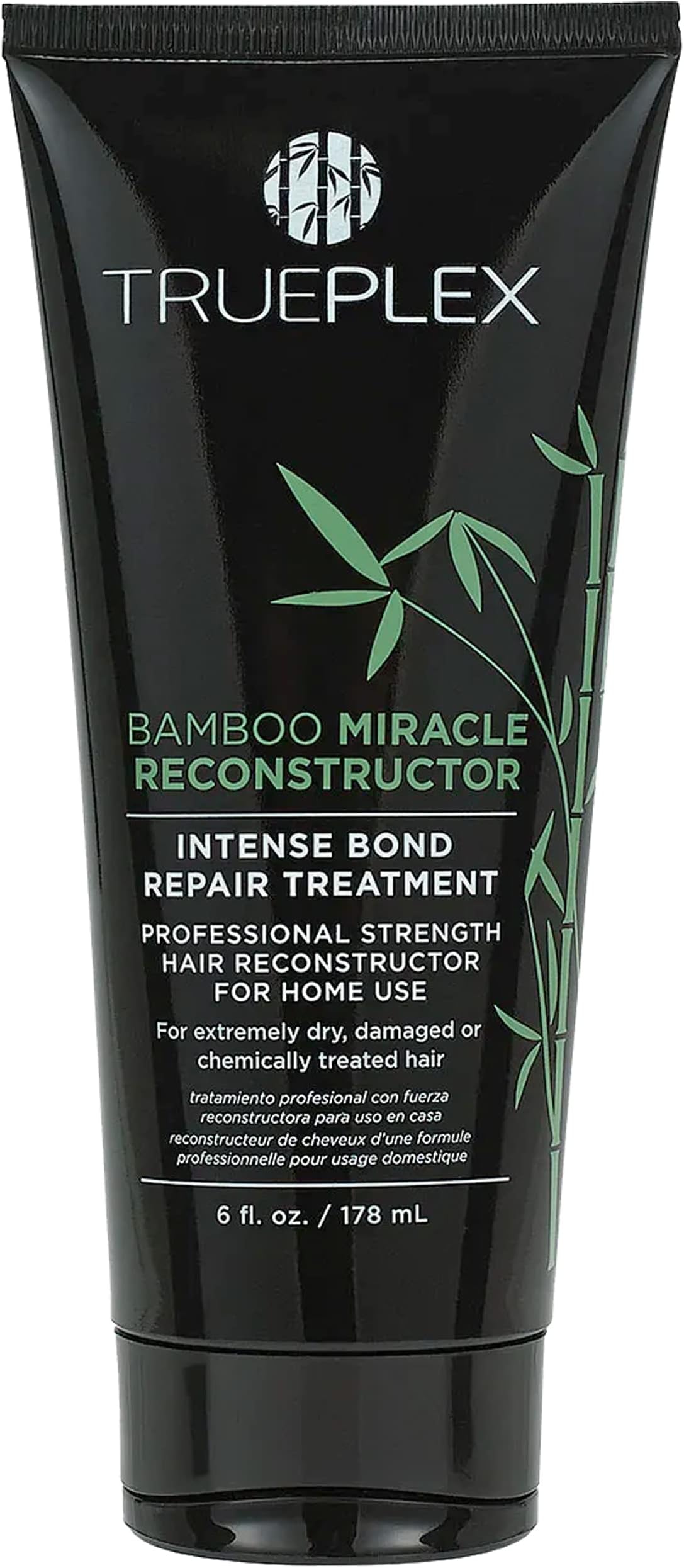 KERATHERAPY Bamboo Miracle Reconstructor Bond Repair Treatment, 6 oz., 178 ml - Vegan Thermal Protection & Hair Strengthener for Damaged Hair with Argan Oil, Cysteine, & Bamboo Extract