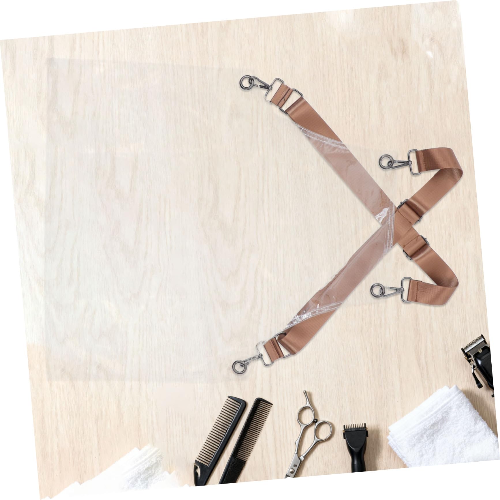 Cabilock Delantal de Tpu para Mujer con Bolsillo Ajustable, Resistente al Aceite y Agua, Ligero y Cómodo para Cocina y Peluquería
