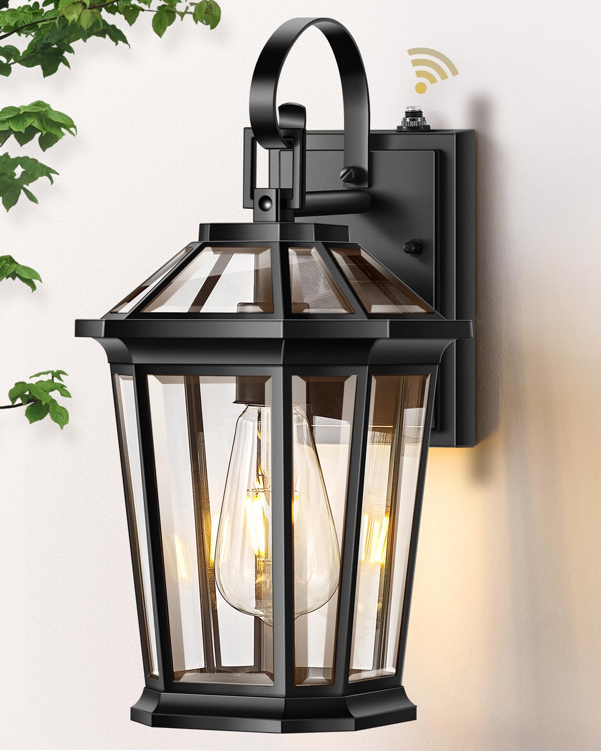 VIANIS Dusk to Dawn Exterior Light Fixture, Waterproof Outdoor Wall Sconce Porch Light for House, 100% Anti-Rust Aluminum Outside House Lights,