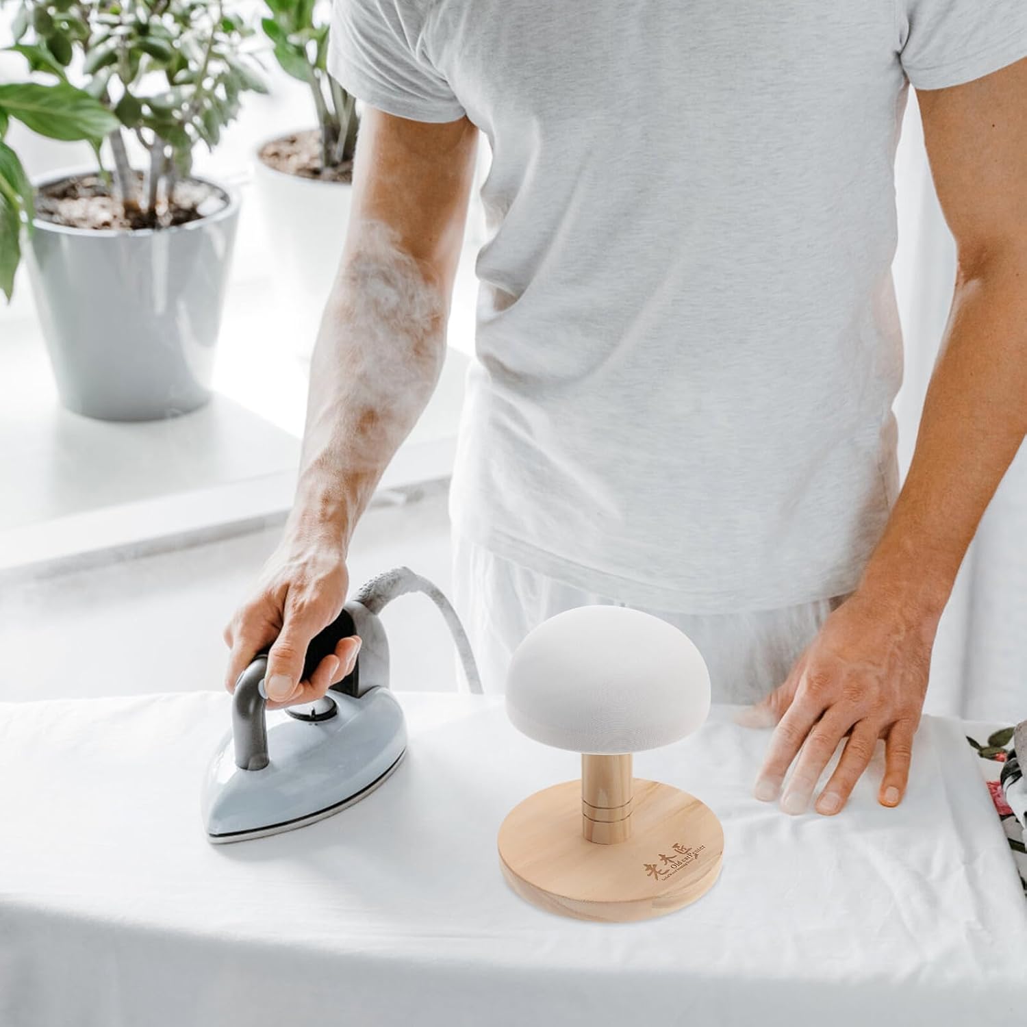 Compact Clothes Ironing Board Stool with Stable Bracket Pad for Home and Tailoring Use Space-Saving Portable Ironing Stool Suitable for Garment Steamer and Needle Random Color