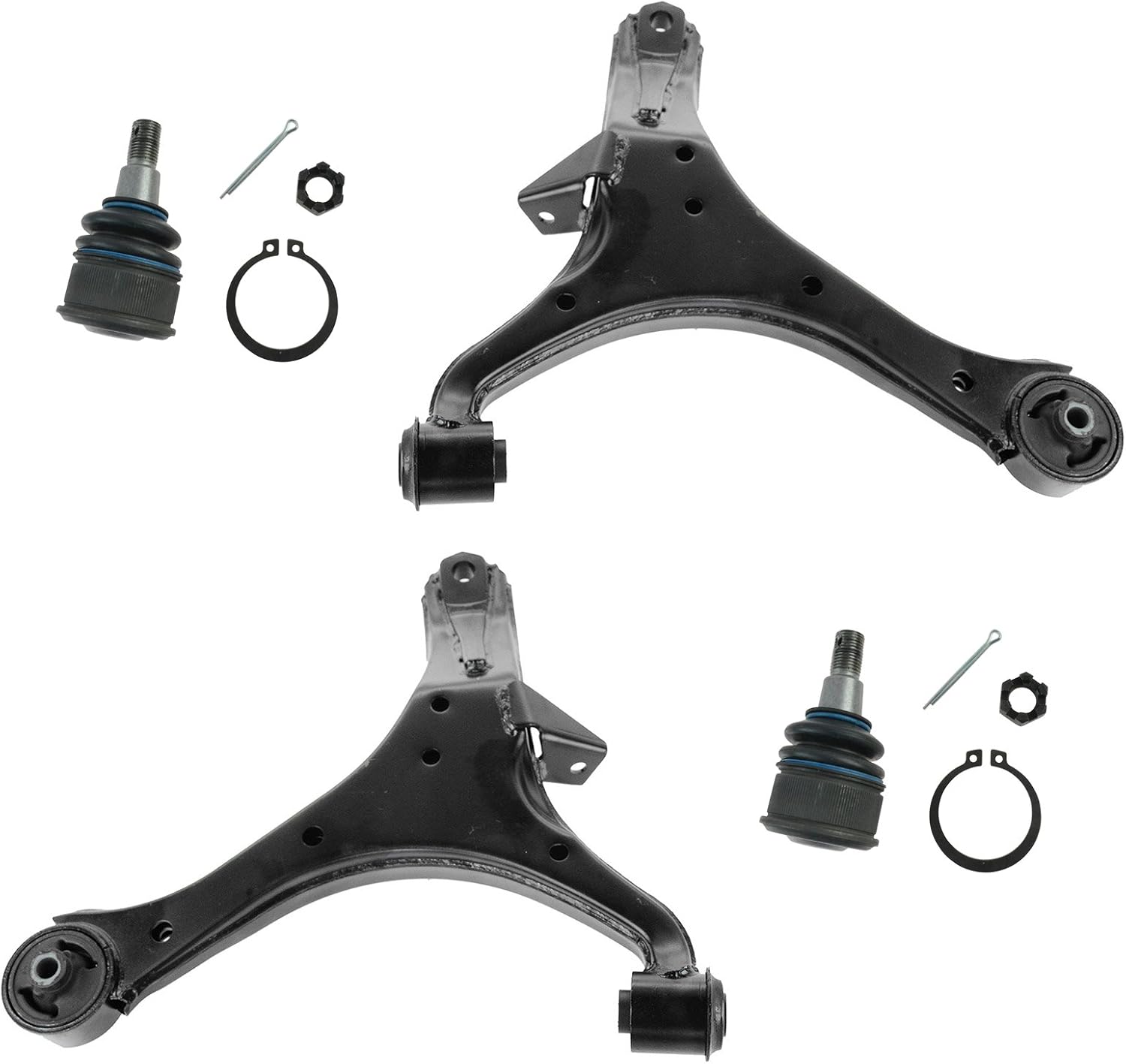 TRQ Front Lower Control Arm with Ball Joint Set Compatible with 2003-2011 Honda Element