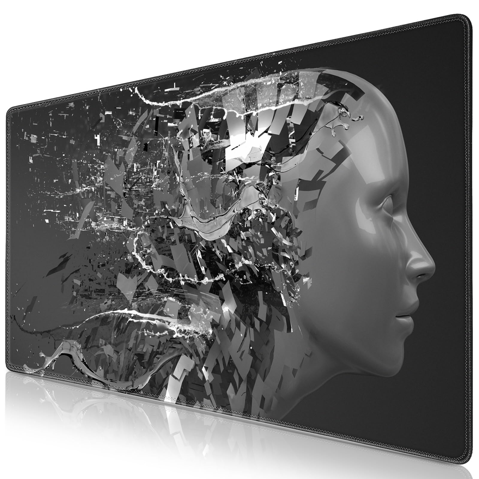 Canjoy Gaming Mouse Pad, Large Extended Mouse Pad Big Computer Mousepad for Home Office Gaming Work 31.5x15.7inch