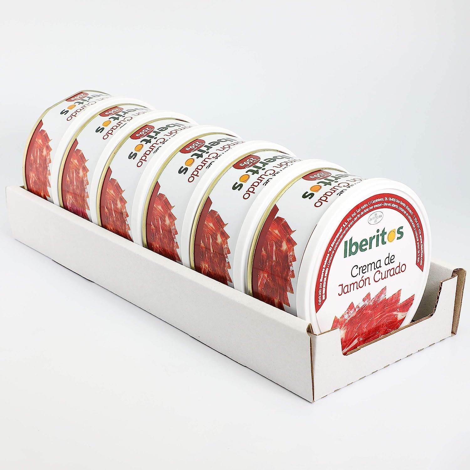 Pack 6 Iberitos Crema de Jamón Curado Patés Gourmet