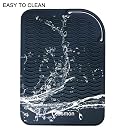 Large Heat Resistant Mat for Curling Irons, Hair Straightener, Flat Irons and Hair Styling Tools 11" x 7.5", Food Grade Silicone, Black gallery image