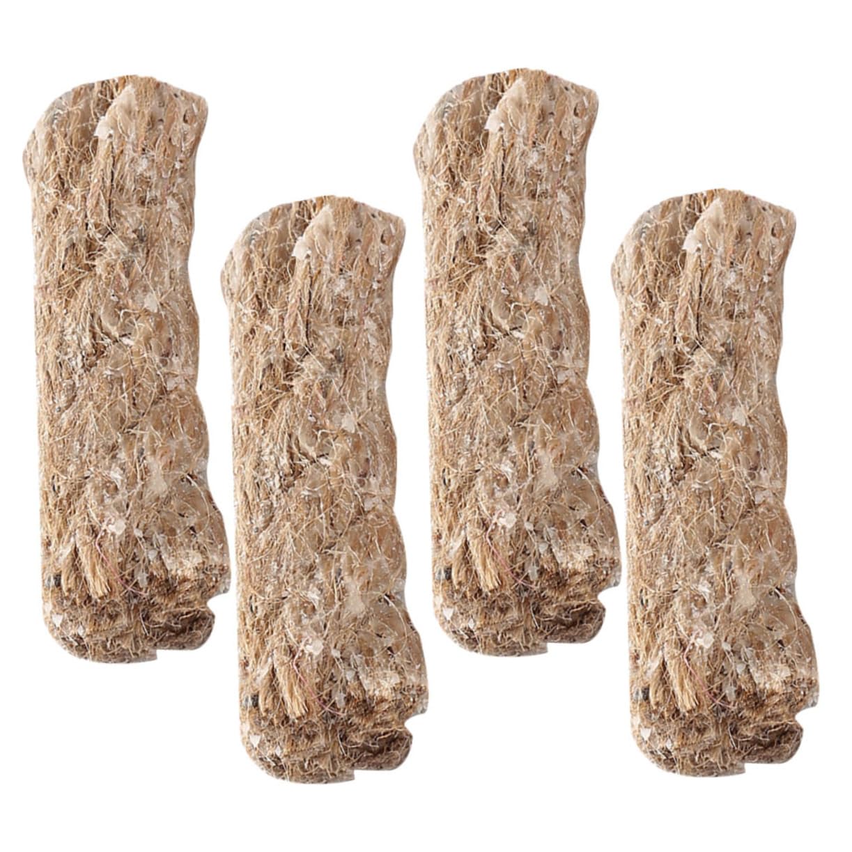 Parliky Fire Starter Rope 4 Pack Jute Ropes for Camping BBQ Hiking Windproof Ignition String