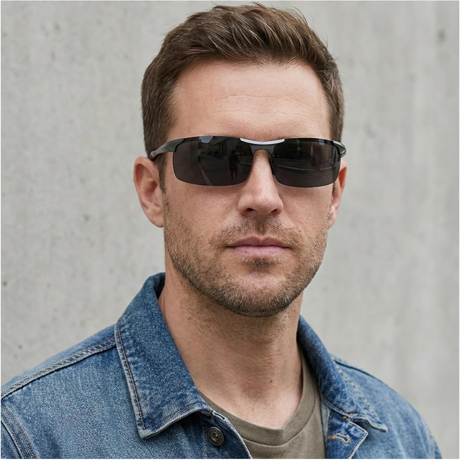 SUNGAIT Men's Polarized Sunglasses for Driving Fishing Golf Metal Frame UV400 - Image 7