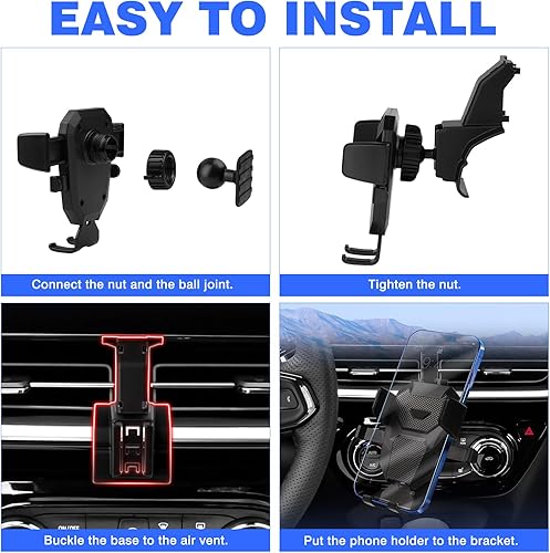 Miniatura 8 de Karltys Soporte de teléfono para automóvil para Chevrolet Chevy Trax 2024, 2025, 2026, accesorios para teléfono celular, soporte de navegación para