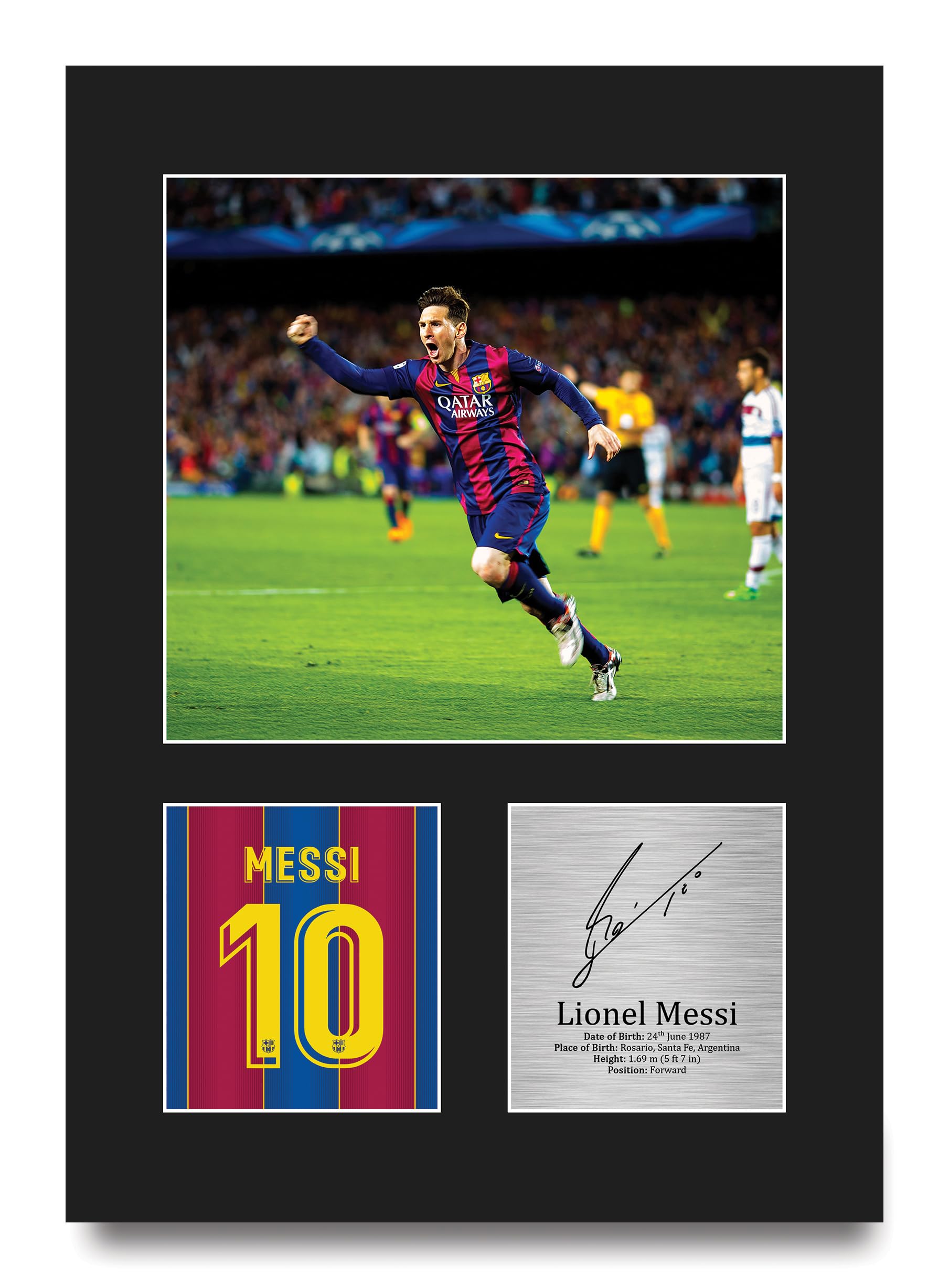 Autographe MESSI Lionel , Vente Photo Dédicacée MESSI Lionel - All