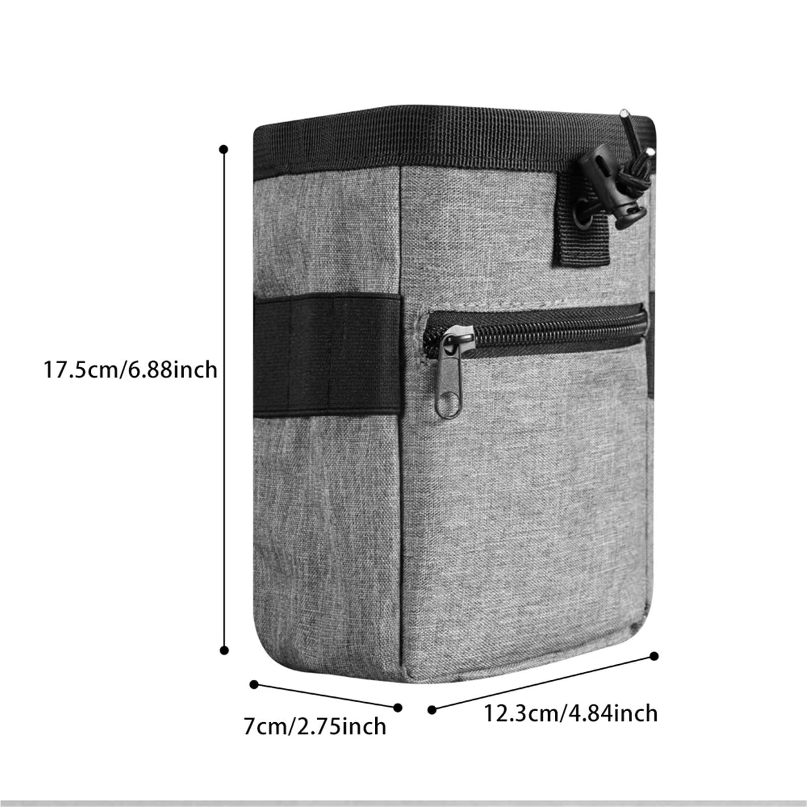 Bolsa for cinturón de herramientas con 8 bolsillos for transportar clavos/tornillos, bolsa for clip for, pequeña for Para Carpintero Constructor