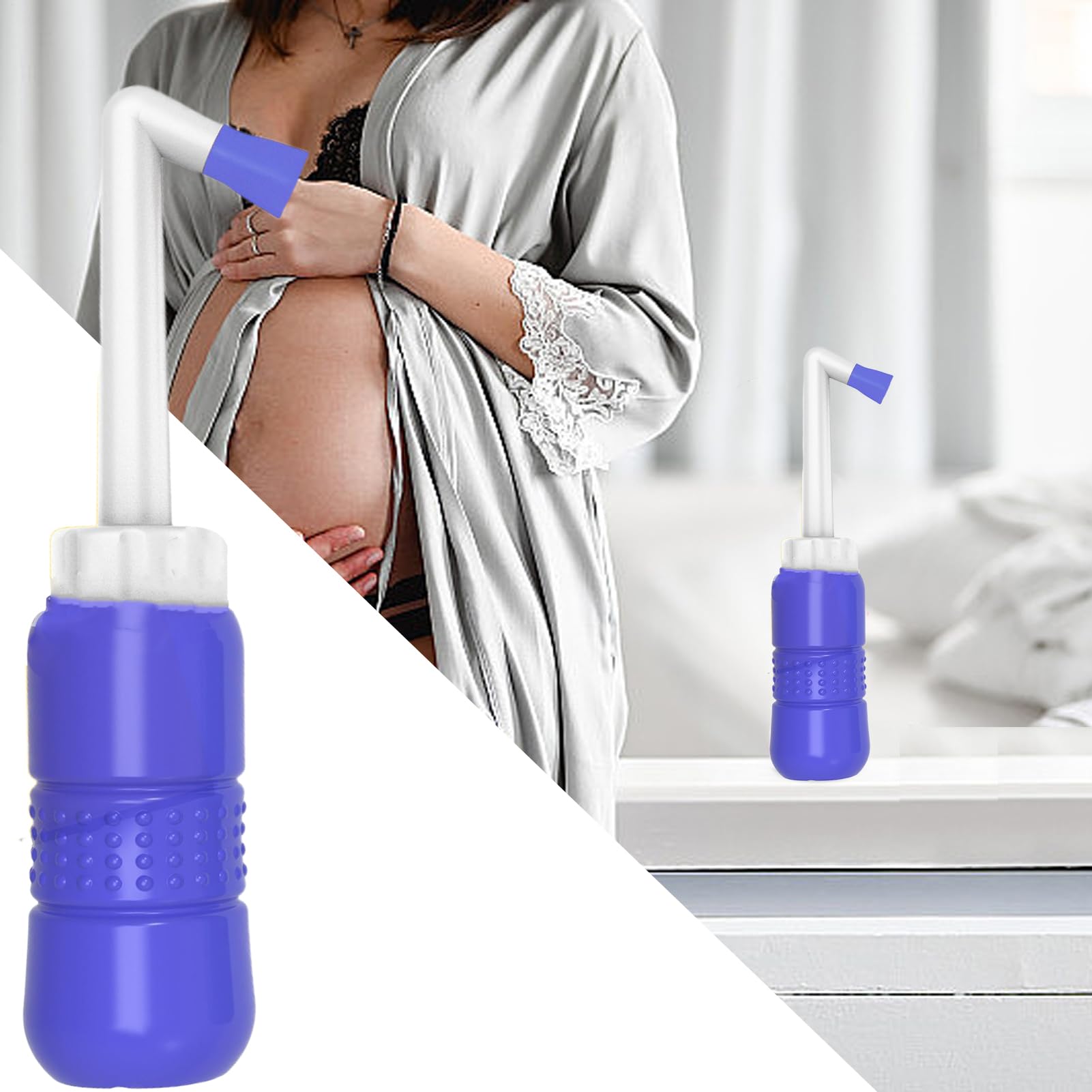Bottiglia Spray Perineale Cura Perineale Postpartum USB Ricaricabile 300ml | Flacone Spray Manuale Portatile Pulizia Per Igiene Femminile Personale E Recupero Postparto Viaggio Casa Outdoor E Camp