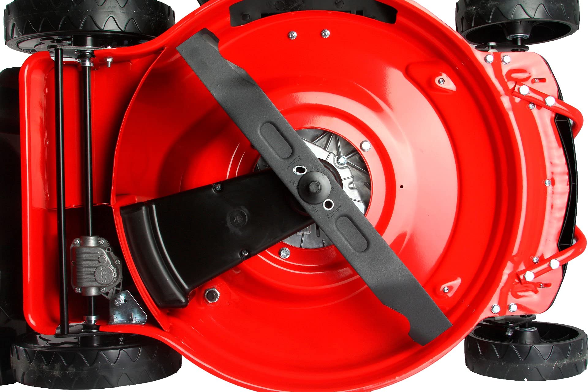 Tosaerba rasaerba a scoppio 173cc Benzina 4.35 CV 3,2KW semovente trazionato area di taglio da 53cm cestino 60 Litri