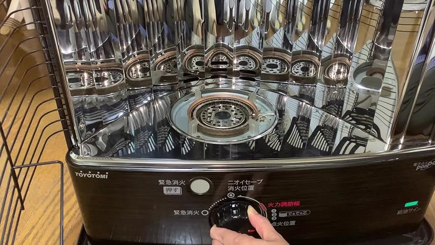 トヨトミ石油ストーブ ダブルクリーン ブラック暖房