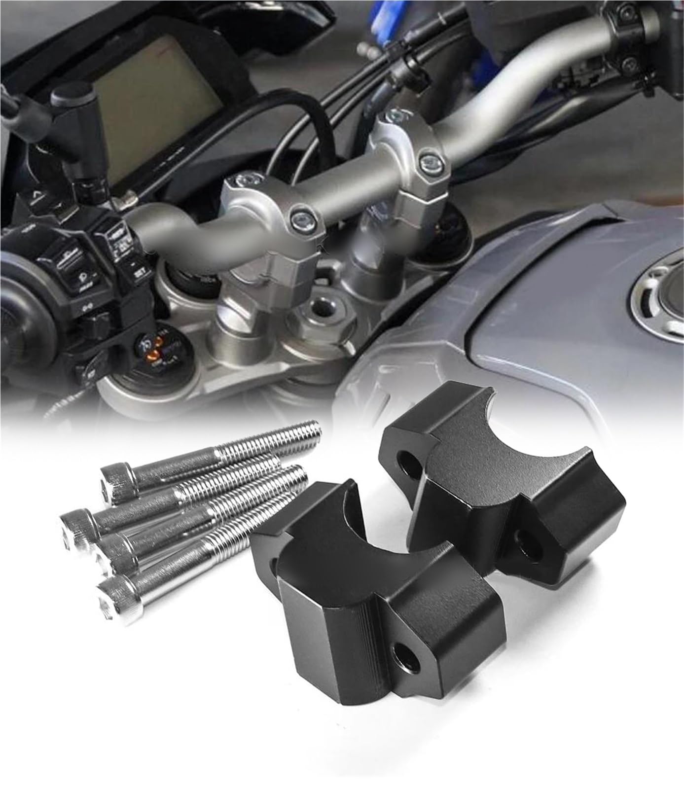 Adaptateur rehausseur guidon 28mm contre le mal de dos XT1200Z