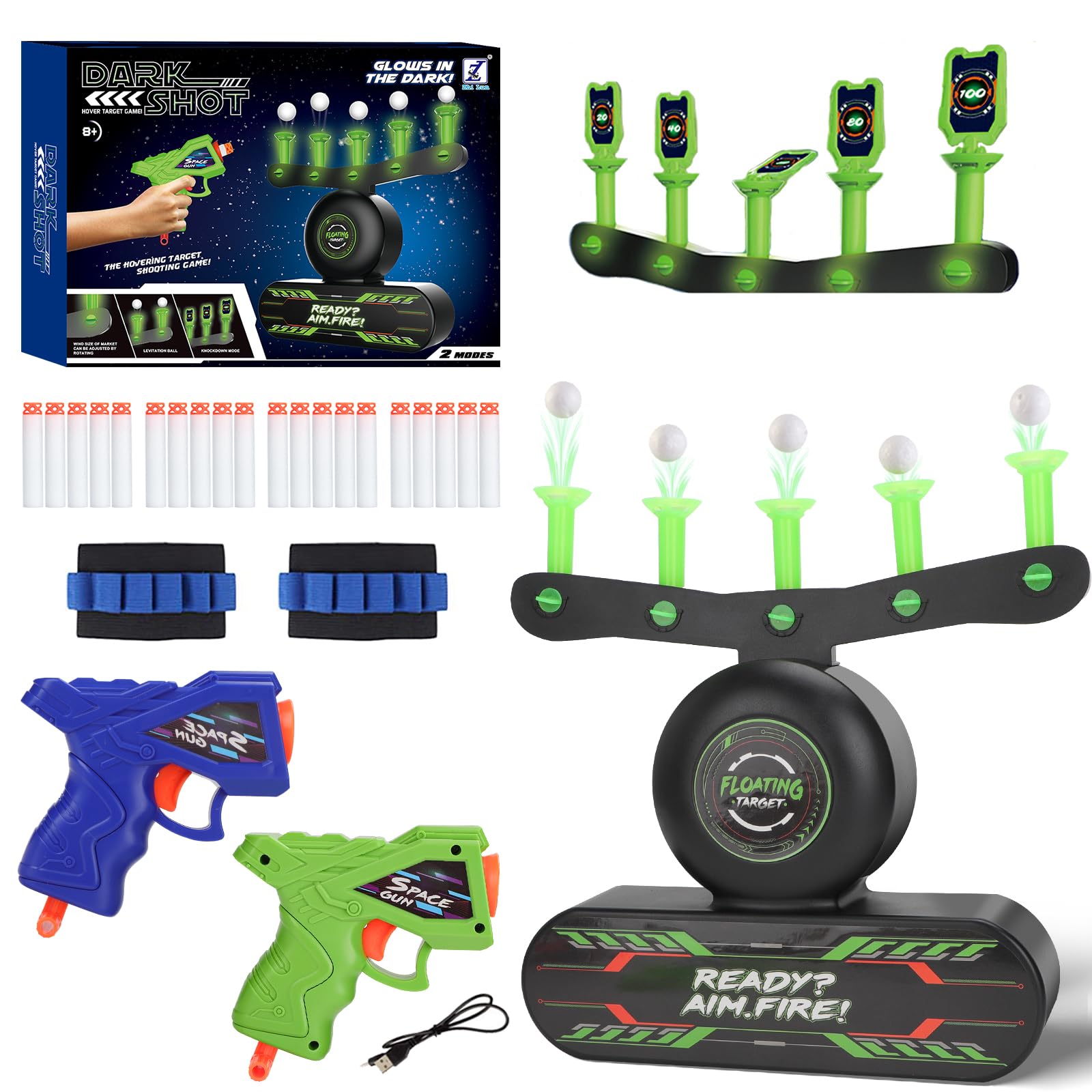 Hover Spielzeug Pistole Für Nerf Gun Zielscheibe,  Produktbild-Vorschau 6