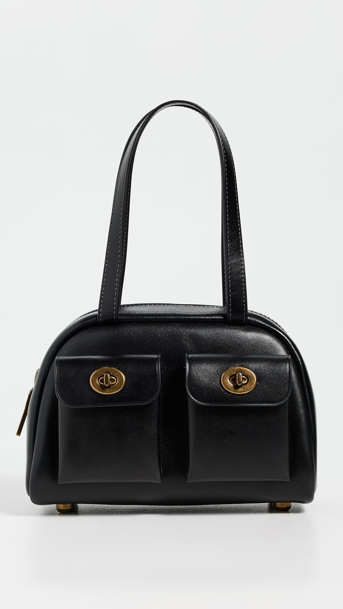 Coach Twin Turnlock Bag 20 in Graffiti, 1Z/Ochre Multi, 1z/Black