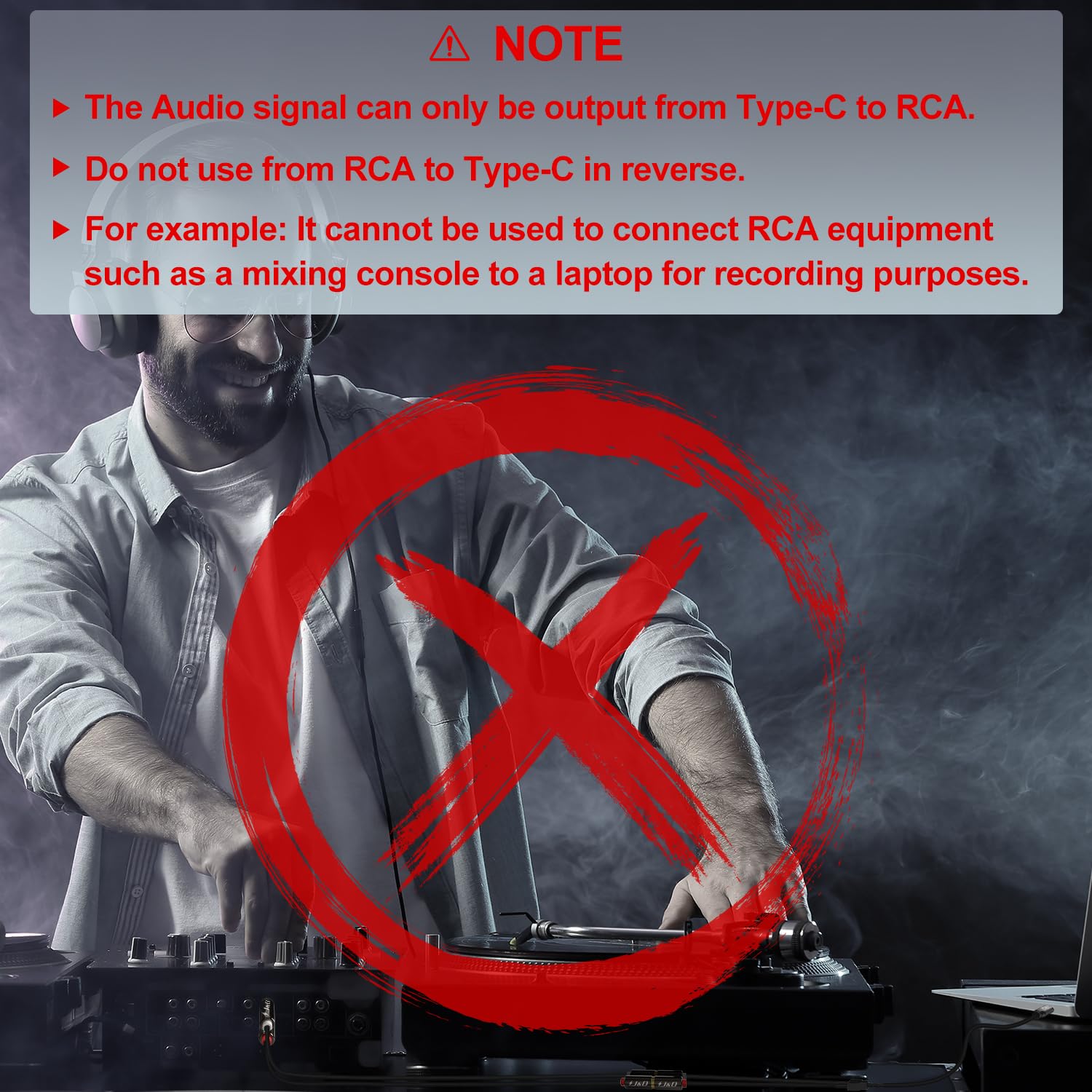 J&D USB C do 2 RCA żeńskie Przewód Audio, Pozłacany Przedłużacz RCA Y Splitter, Kompatybilny z iPhone 16/17 Series, Galaxy S23/S24/S25, Systemy Kina Domowego, 0,2 m