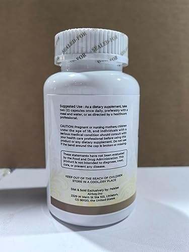 Miniatura 3 de Airboy Soporte intestinal para mujeres y hombres, hoja de orégano, ácido caprílico, ajenjo, nogal negro, 60 unidades