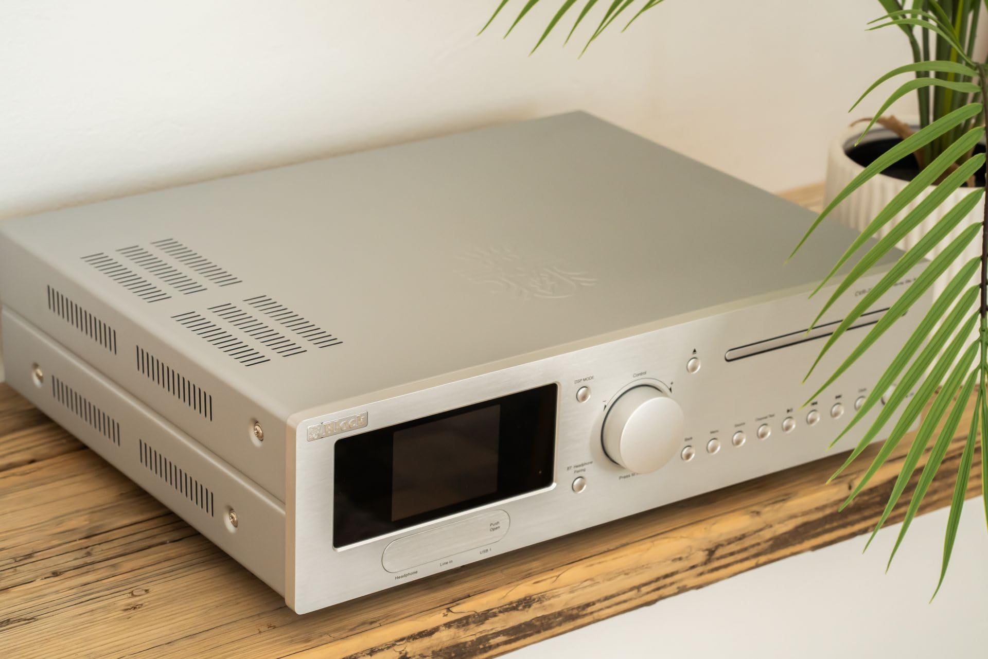 Block CVR-200 7.1 AV Heimkino-Receiver mit Blu-ray - 7x100W RMS @4 Ohm - ARC + 3X TV In HDMI - Spotify Connect & Deezer - DAB+/UKW/Internetradio 30.000 Sender - Bluetooth TX/RX (Diamantsilber)