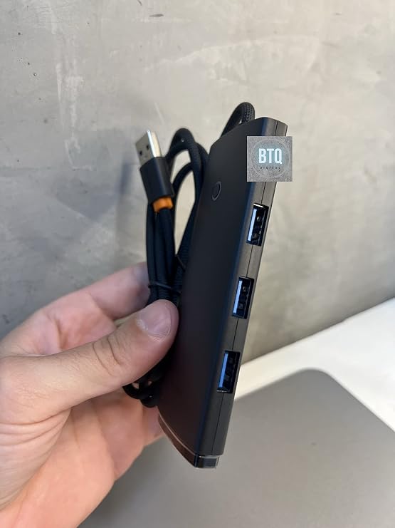 Baseus Lite 4nanü 1 Arada Multifonksiyonal USB-A Hub Şarj İstasyonu- Siyah