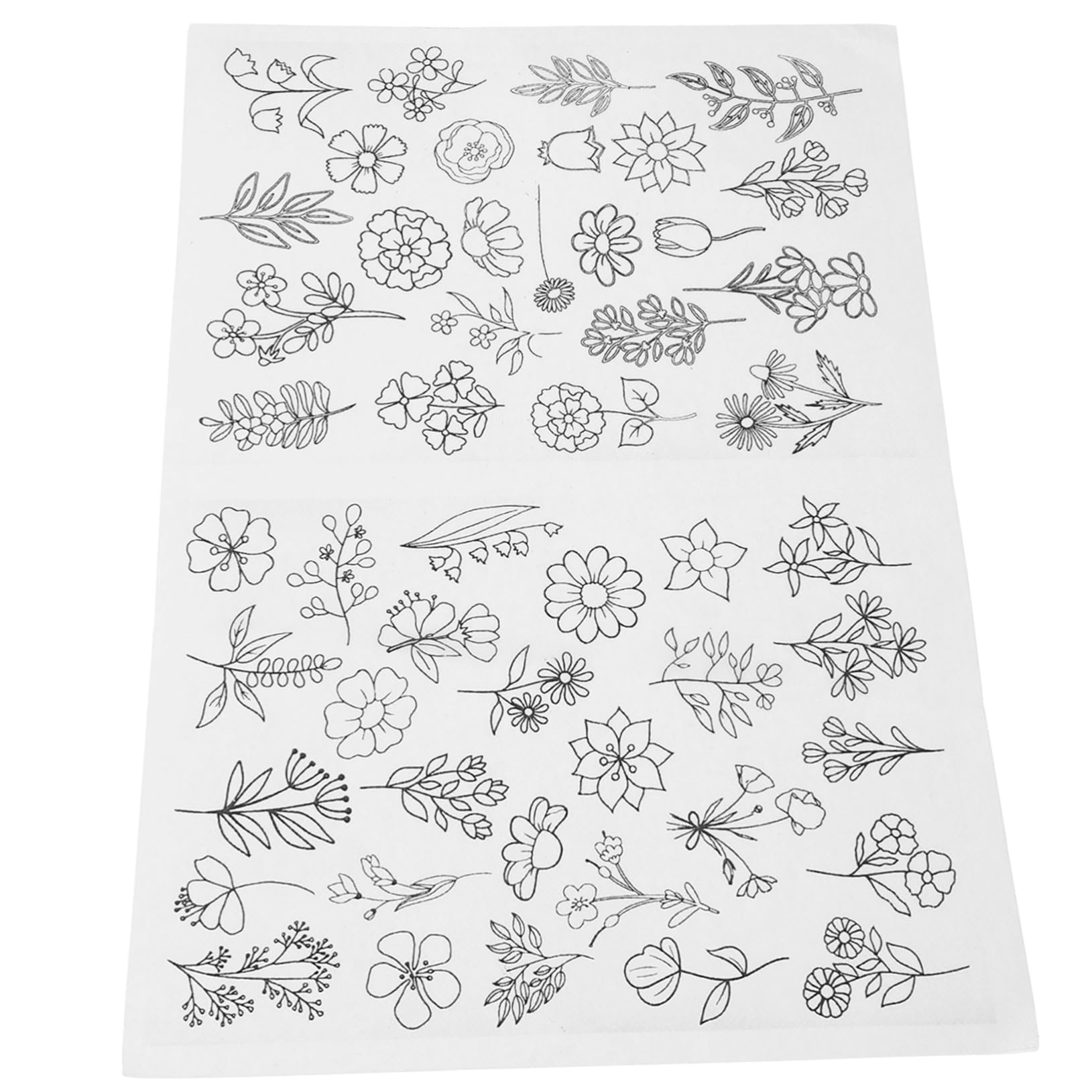 STOBOK 5 Blätter Wasserlöslicher Stabilisator Stickerei Dekorative Stickvliese Stickunterlage Nähen Poly Stickstabilisator Zerreißbares Stickvlies Handnäh-stabilisatoren Stoff Papier