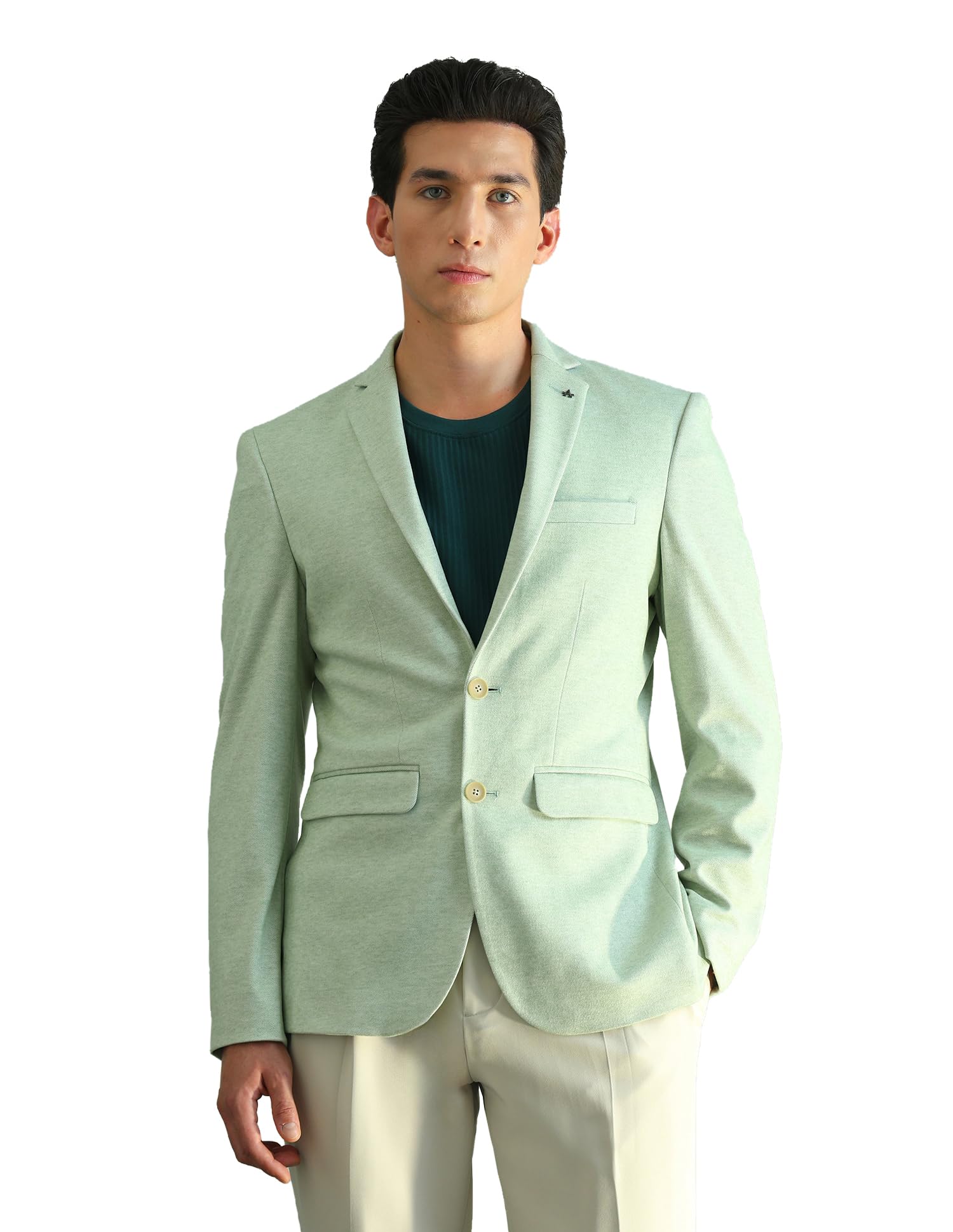 arrow Men's Slim Fit Smart Knit Blazer-picture-58