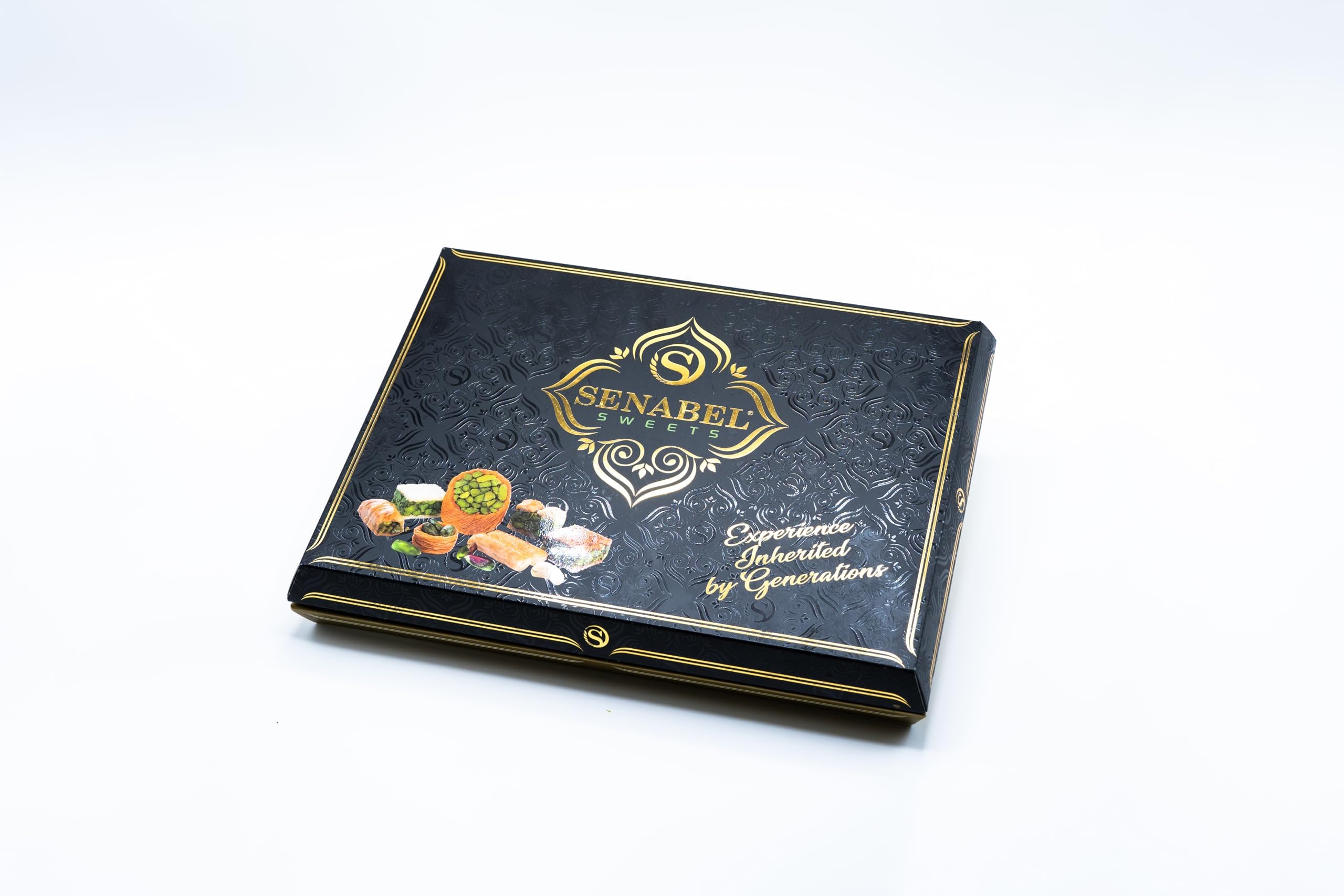 Senabel Baklava sirio mixto 750 g surtido de baklava con pistachos y anacardos de Turquía